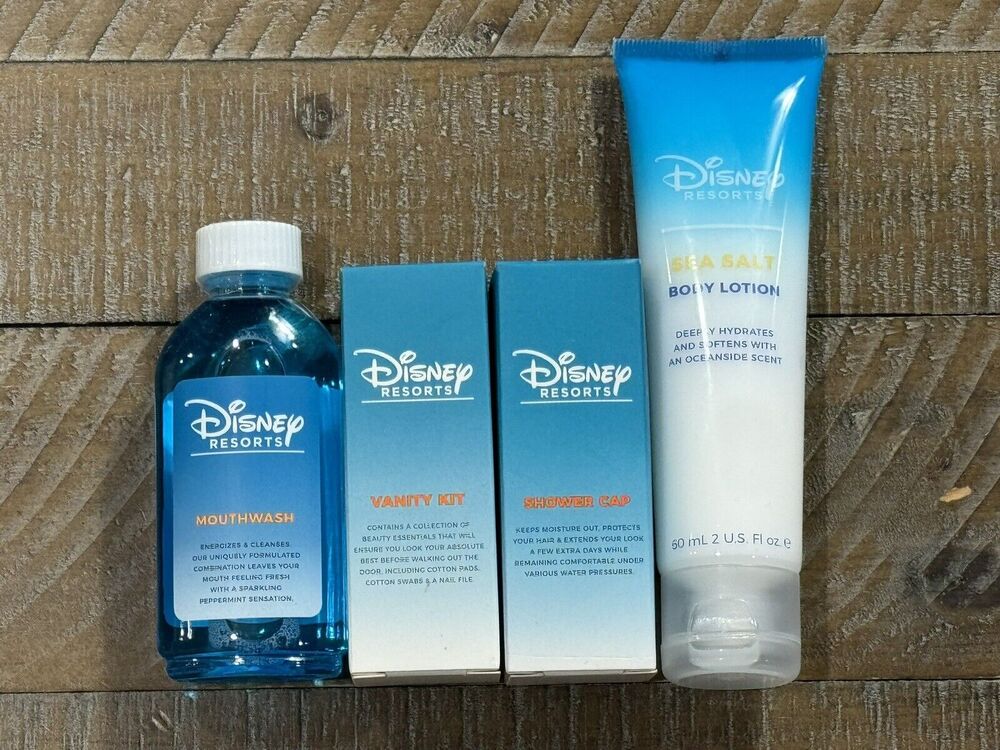 Disney Parks & Resorts H2O Beauty Sea Salt Toiletry Travel Set - 4 Pieces